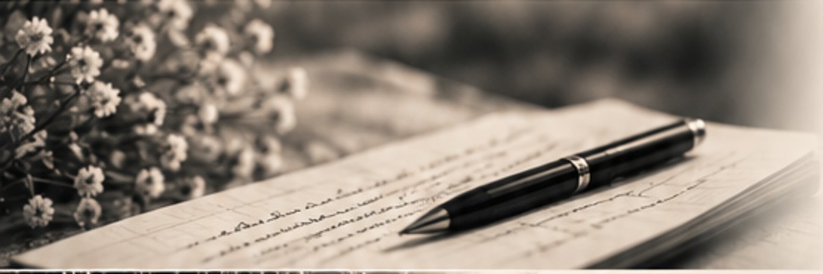 Notizbuch und Stift